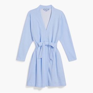 Hill house drew robe in hydrangea gingham —NWT